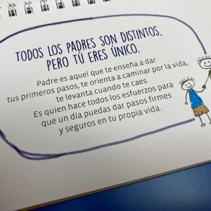 Anillado ideal para el Día del Padre: "Tus pasos, mis pasos"