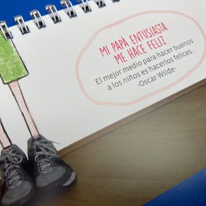 Anillado ideal para el Día del Padre: "Tus pasos, mis pasos"
